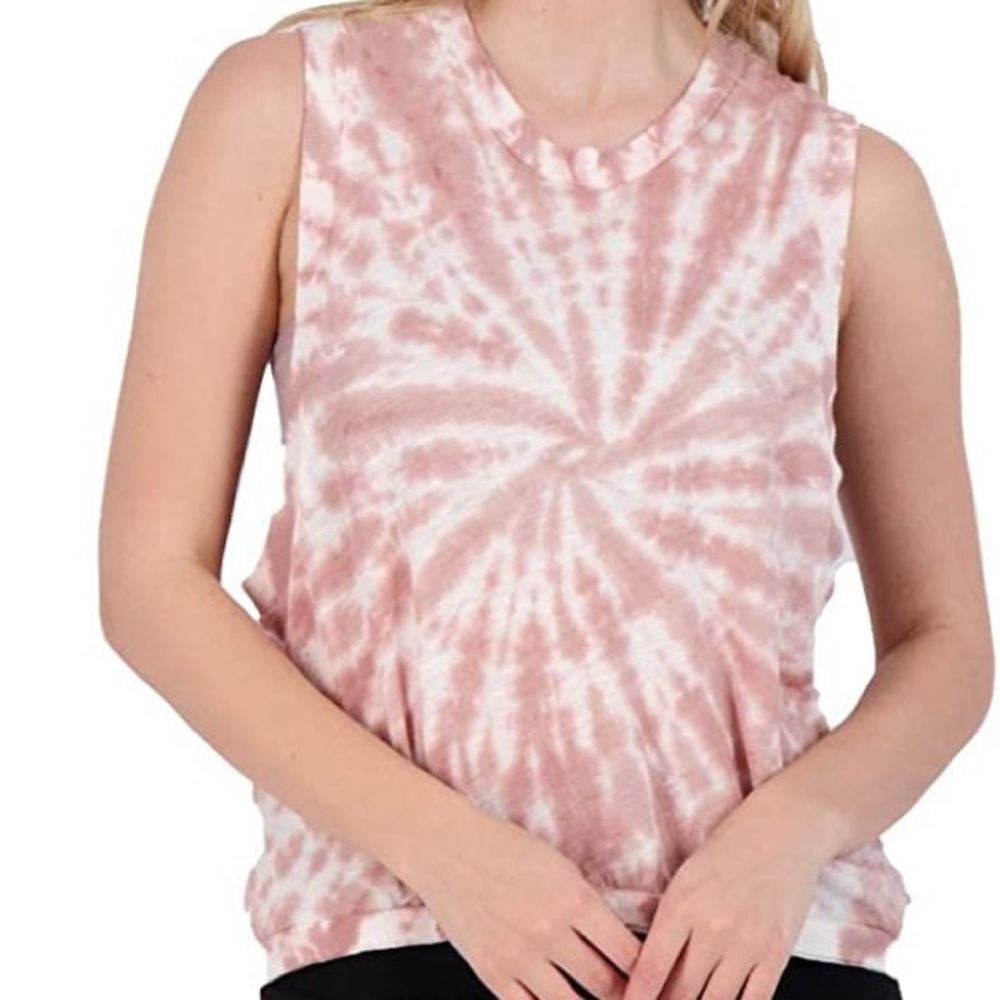 NWT FREE PEOPLE Love Tank Tie Dye in Fireside Combo Size Medium - Picture 3 of 16
